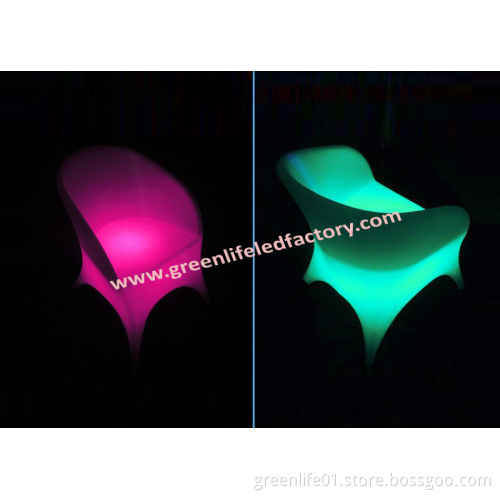 16color Changing Plastic LED Chair for Hotel, Coffee House, Party